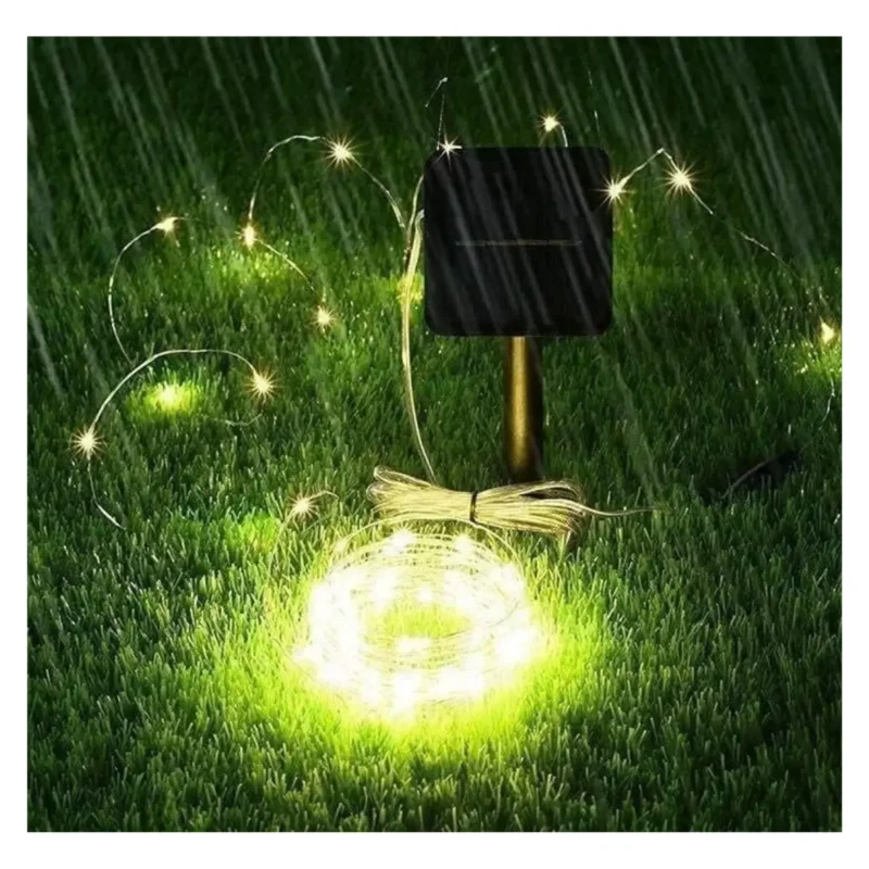 Cadena de Luces Solares 100 LED 10 M - Imagen 3