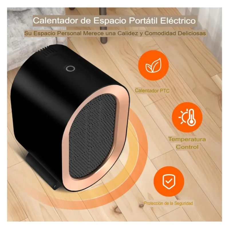 Calefactor eléctrico cerámico portátil - Imagen 2