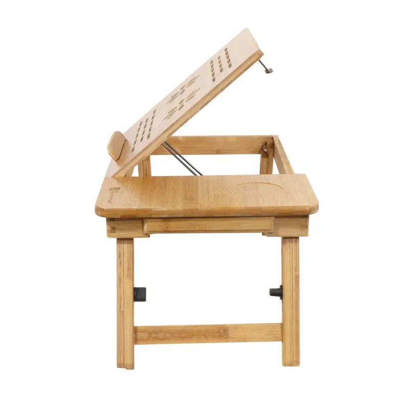 Escritorio Plegable de Madera de Bambú para Notebook - Imagen 2