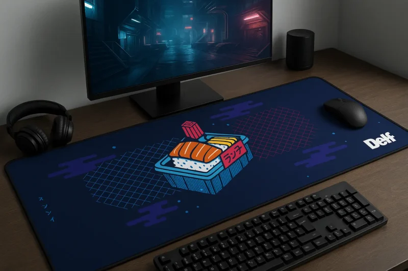 Mousepad Gamer XL Diseño Sushi