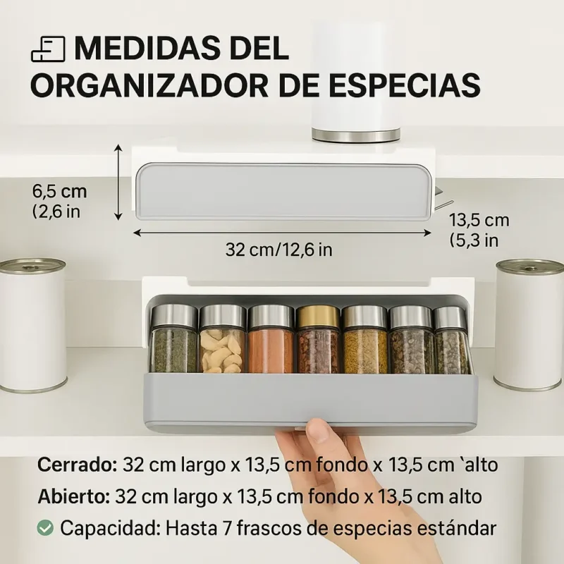 Organizador especiero con cajón para colgar - Imagen 4