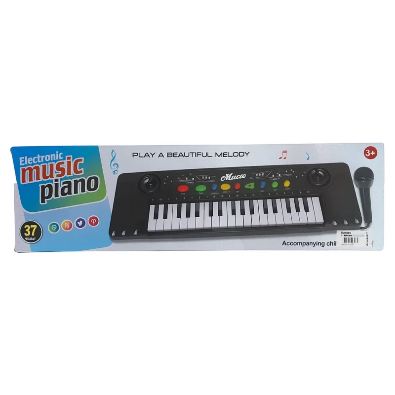 Piano Electrónico Infantil 37 Teclas con Micrófono - Imagen 2