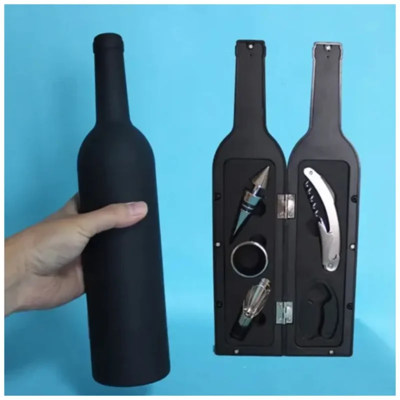 Set de Accesorios para Vino en Estuche Botella - Imagen 3