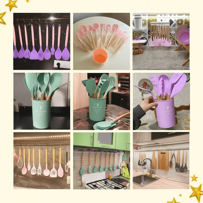 Utensilios de Cocina de Silicona - Imagen 2