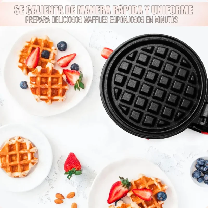 Máquina Para Hacer Mini Waffles - Imagen 4