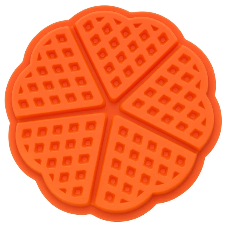 Set Molde Silicona Waffle de Flor