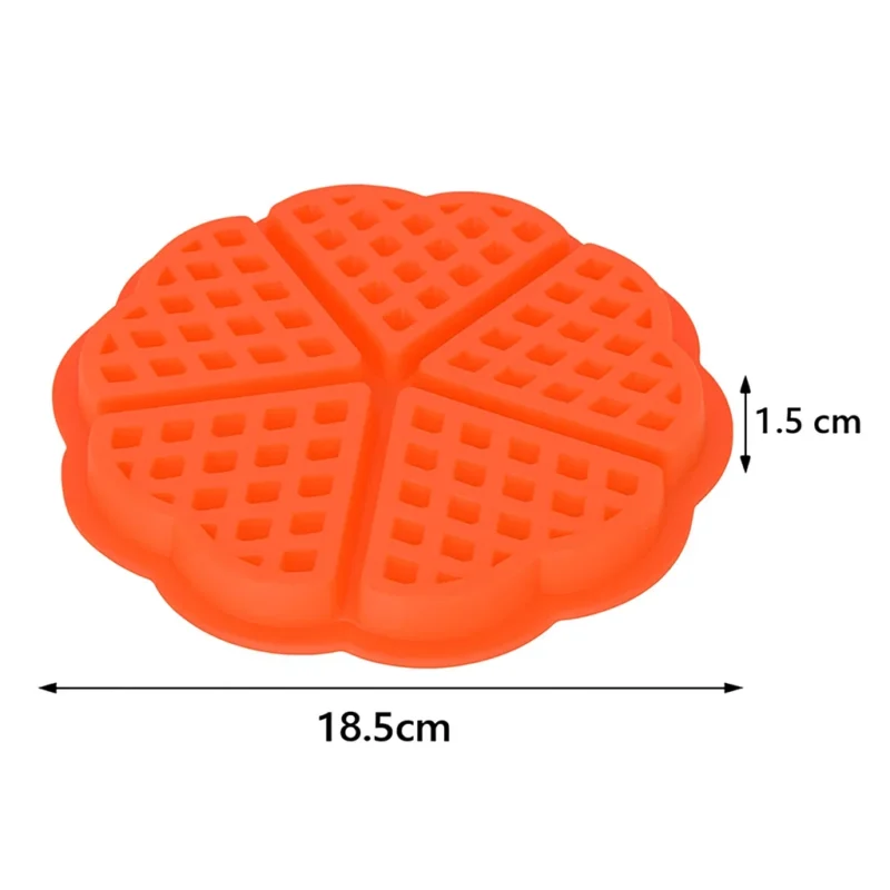 Set Molde Silicona Waffle de Flor - Imagen 3