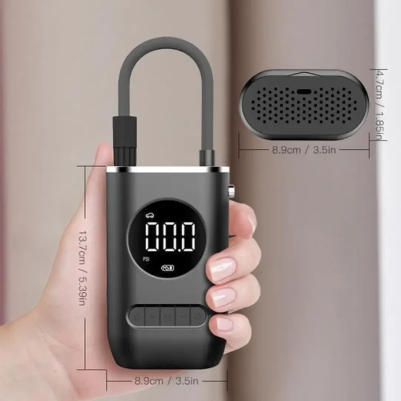 Inflador de Neumáticos – Compresor de Aire Portátil Digital Inalámbrico YP - Imagen 4