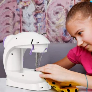 Mini Máquina de Coser de Mesa Portátil