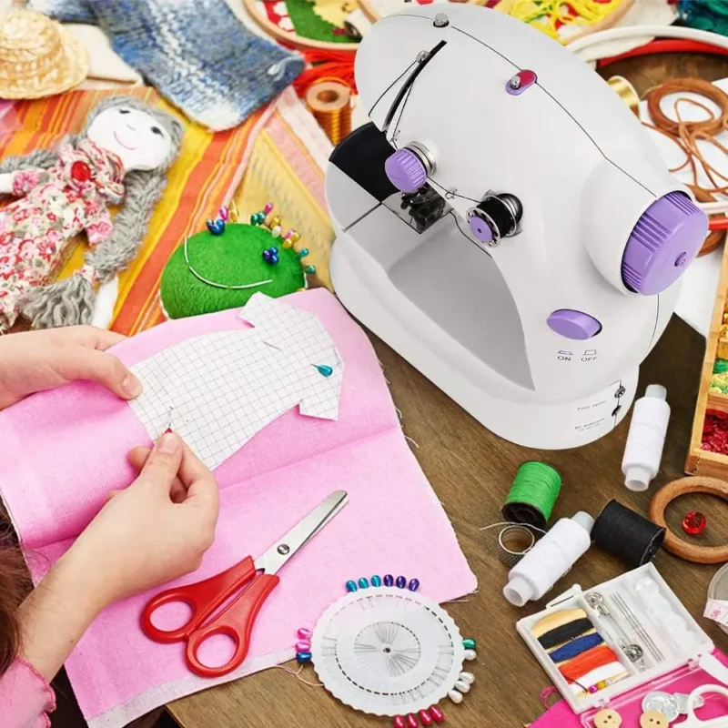 Mini Máquina de Coser de Mesa Portátil - Imagen 2