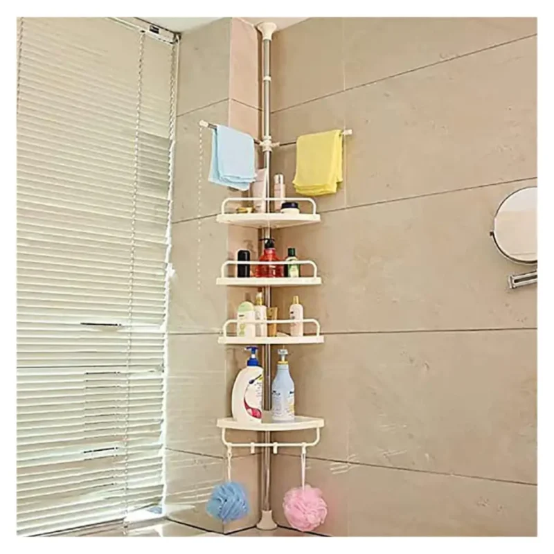 Organizador Esquinero de Baño Multiuso 4 Repisas - Imagen 3