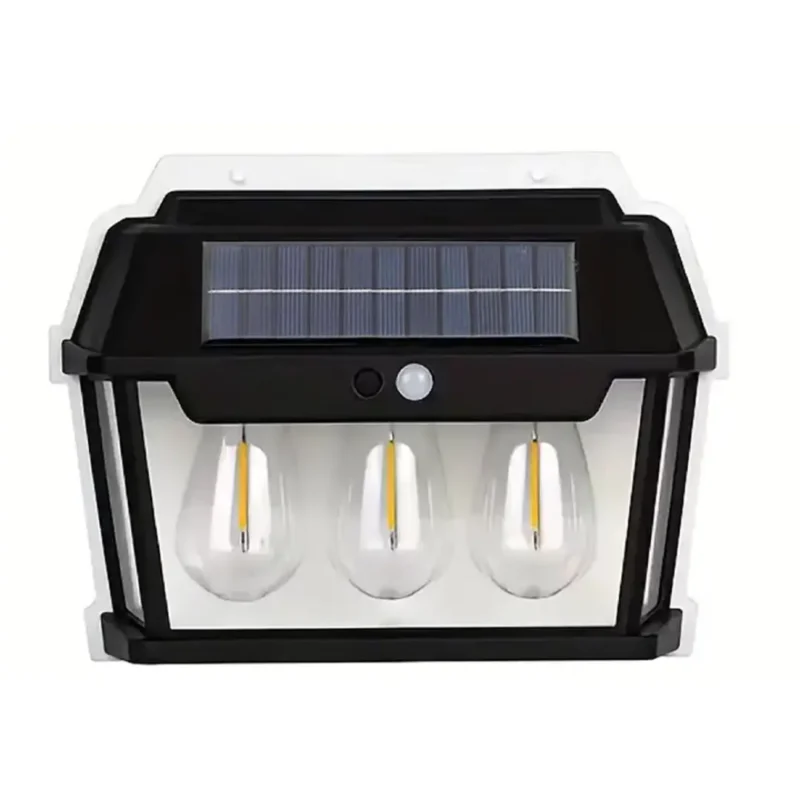 Aplique Solar de Pared con 3 Ampolletas - Imagen 3