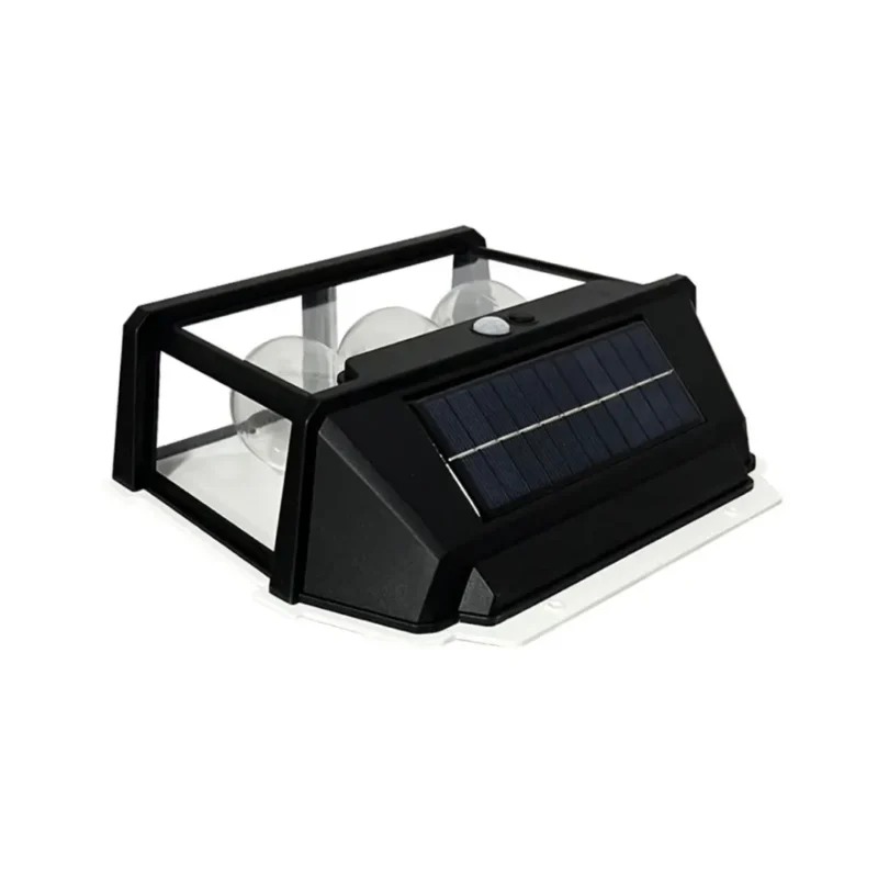 Aplique Solar de Pared con 3 Ampolletas - Imagen 4