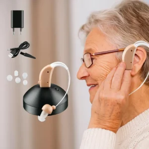 Audífono recargable para sordera