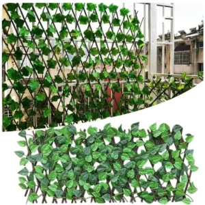 Valla con Hojas Decorativa