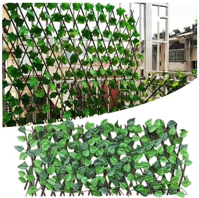 Valla con Hojas Decorativa