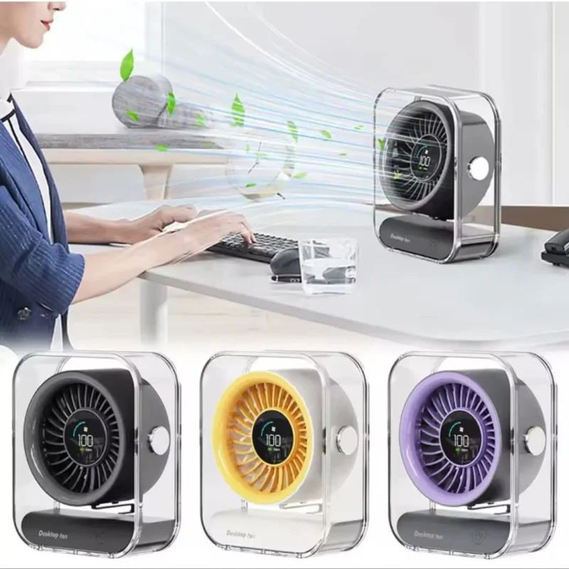 Ventilador de Escritorio USB Portátil - Imagen 2